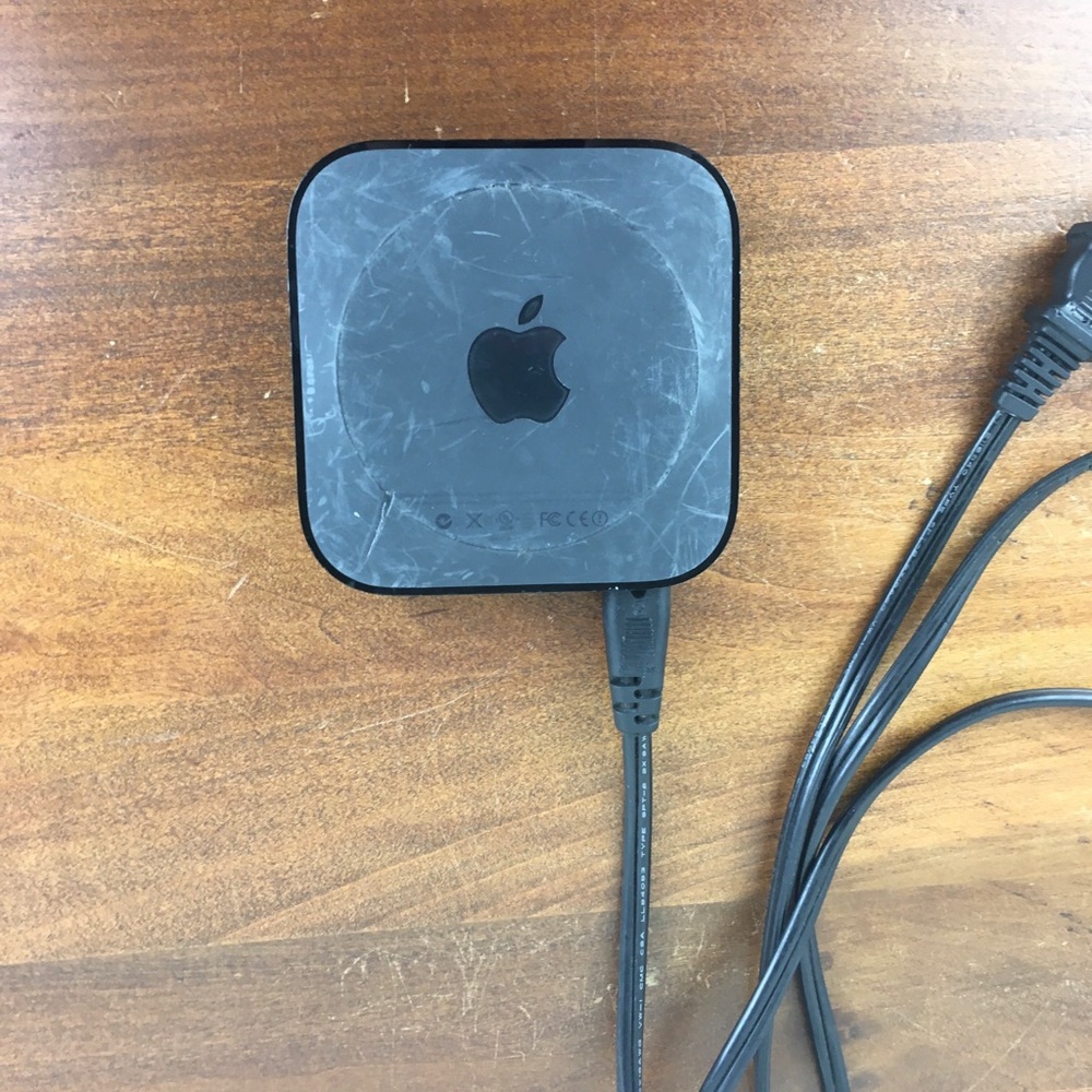 Apple TV Streaming Box With Power Cord A1469 Tested No Remote Pre Owned